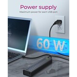 thumbnail of ICY BOX IB-AC6113 - USB 3.2 Gen 1 (3.1 Gen 1) Type-B - USB 3.2 Gen 1 (3.1 Gen 1) Type-A - 5000 Mbit/s - Schwarz - Aluminium - China