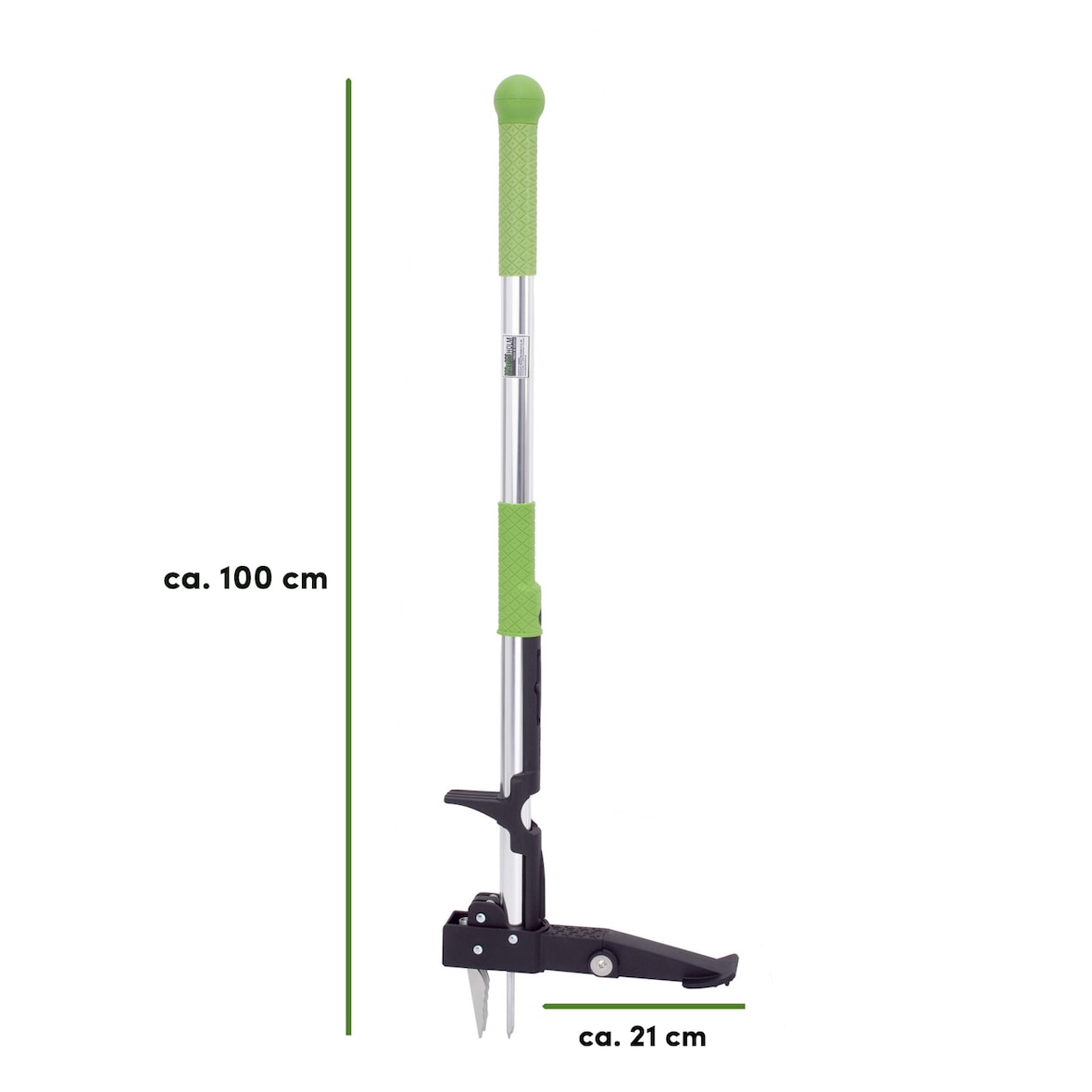 Unkrautstecher Löwenzahnentferner Unkrautentferner 100 cm Länge inkl. 4 Krallen Gartenhelfer