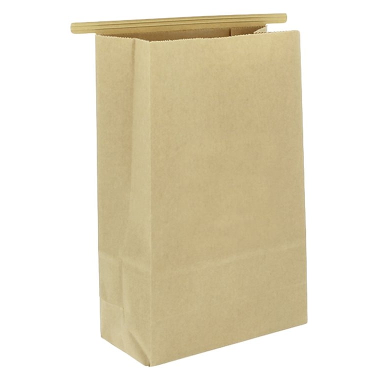 MONOUSO - SOS kraft-zak met sluiting 15+7x23cm (1000 stuks)