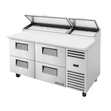 thumbnail of TRUE Premium Pizzakühltisch/Belegstation TPP-67-D4, mit 4 Schubladen, Umluftkühlung