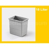 thumbnail of Hailo Inneneimer 1093479 hellgrau 18 Liter 320 x 226 x 295 mm 2 Henkel