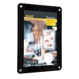 thumbnail of Securit® Porte-affiche A4 pour vitrine - Noir - Avec 4 ventouses - Double-face