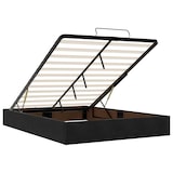 thumbnail of vidaXL Ottoman-Bett mit Matratzen & LEDs Schwarz 140x190 cm Samt