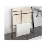 thumbnail of Yamazaki Home Handtuchhalter Handtuchständer stehend Bad Metall freistehend 70x81x14cm Tower schwarz