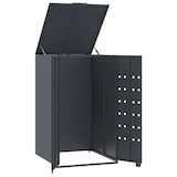 thumbnail of vidaXL Containerberging voor 1 container 69x79x117 cm staal antraciet