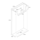 thumbnail of Prospektbox, Flyerbox DIN lang, wetterfest mit Deckel