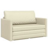 thumbnail of vidaXL Schlafsofa 110cm Creme Kunstleder