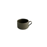 thumbnail of APS Cappuccinokopje THE GRID 6-delige-set - porselein, Ø 9 cm, 200 ml, modderkleurig (bruin), stapelbaar