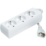 thumbnail of DEXLAN Multiprise onduleur 3 prises / cordon IEC C14 blanche - 0,8 m