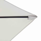 thumbnail of Parasol déporté 3x3m et 4 dalles à remplir aluminium blanc  - Oviala