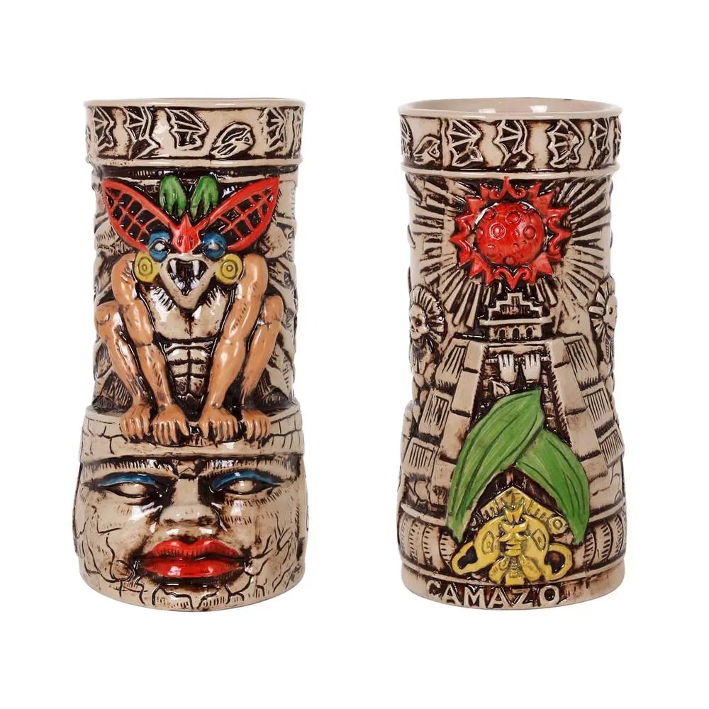 Viejo Valle - Tiki Camazot 10X10X19Cm 70Cl  Caja De 4 Uds