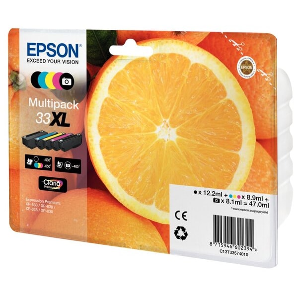 EPSON Multipack Jet d'Encre XL Orange (T3357) C13T33574010/11