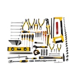 thumbnail of TECH-CRAFT Werkzeugkoffer 130 tlg. Heimwerker-Set Werkzeugtasche Werkstattkoffer