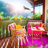 thumbnail of Relaxdays Vogelschreck, 3er Set, zum Aufhängen, fliegende Kunststoff Krähe, zur Vogelabwehr, Garten & Balkon, schwarz