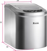 thumbnail of tectake Máquina de cubitos de hielo  Plateado