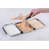 thumbnail of GRÄWE Panierset aus Edelstahl inkl. Zange