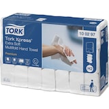 thumbnail of Tork® 100297 Xpress® Multifold Handtücher - 2-lagig Tissue plus, 21 x 34 cm, 2.100 Tücher