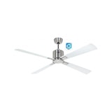 thumbnail of CasaFan Deckenventilator mit WLAN, ECO NEO III, 132 cm, 942232 W, Motor aus gebürstetem Chrom / umkehrbare Flügel, Weiß oder Hellgrau