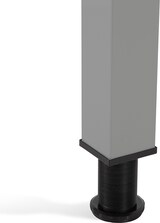 thumbnail of Rocada mesa de oficina serie executive 120x120 blanco/ gris