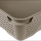 thumbnail of Keeeper - Mini cestino antiscivolo polipropilene 26,5x20x7 cm DIN A5 Marrone - Collezione Mirko