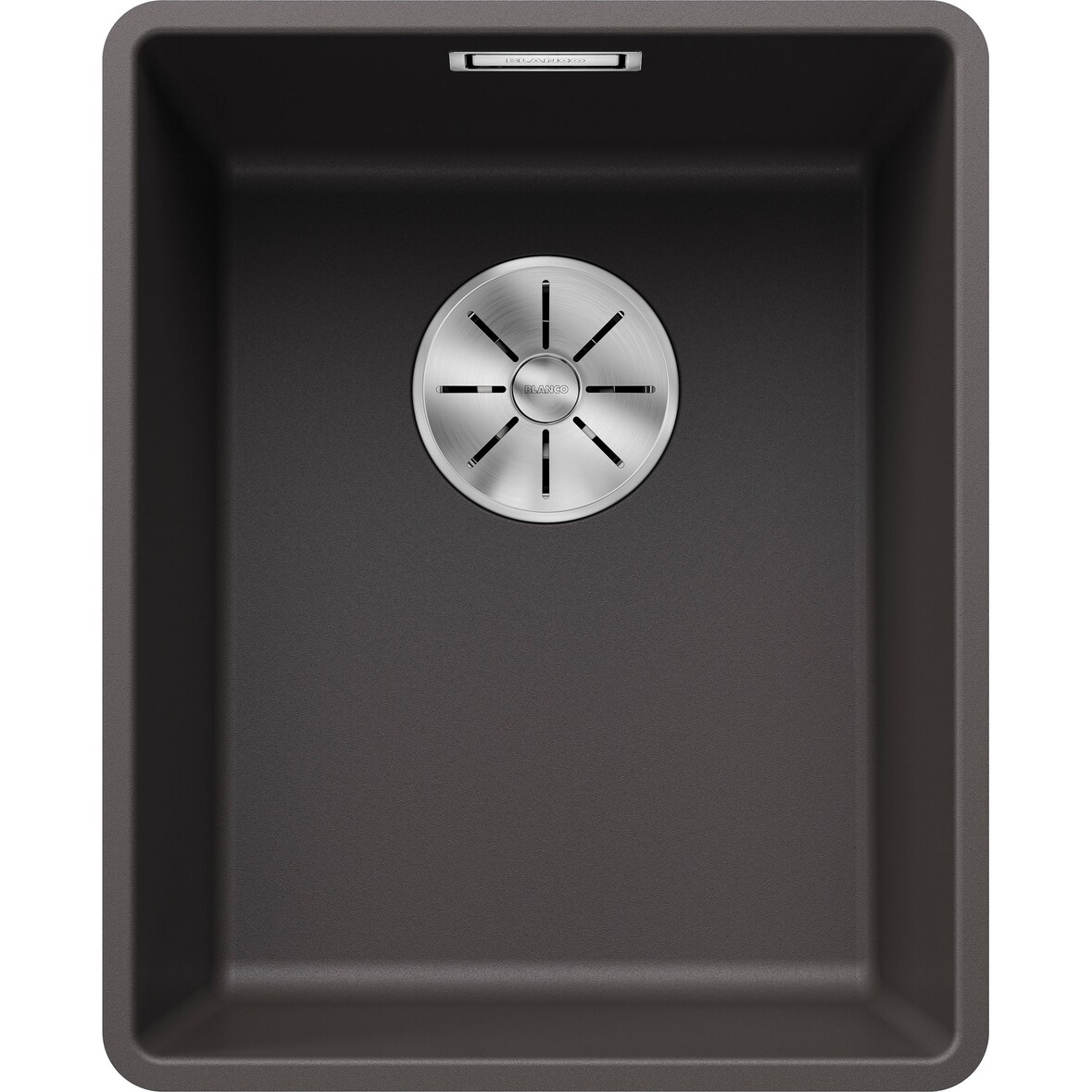 BLANCO SUBLINE 320-F flächenbündige Spüle / SILGRANIT / Felsgrau / Stopfen -