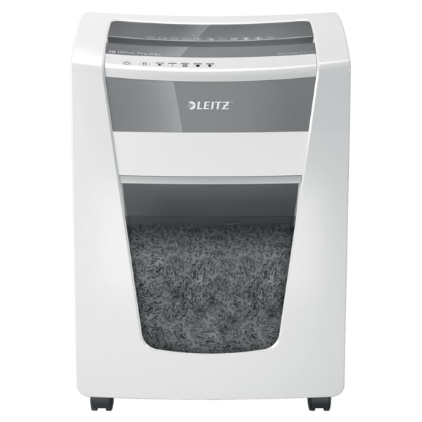 LEITZ Destructeur de documents IQ Office Pro P-5+ coupe super micro 2x5mm 7 feuilles 30 litres 80040000