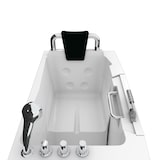 thumbnail of Sitzbadewanne Senioren Wanne Sitzwanne mit Tür S08-TH-A-R 68x110cm