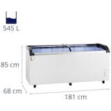 thumbnail of Royal Catering Gefriertruhe - 545 L -  - Glastüren