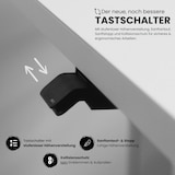 thumbnail of bümö elektrisch höhenverstellbarer Schreibtisch weiß 160x80 cm - Schreibtisch höhenverstellbar elektrisch, elektrischer Schreibtisch & Gaming Tisch,