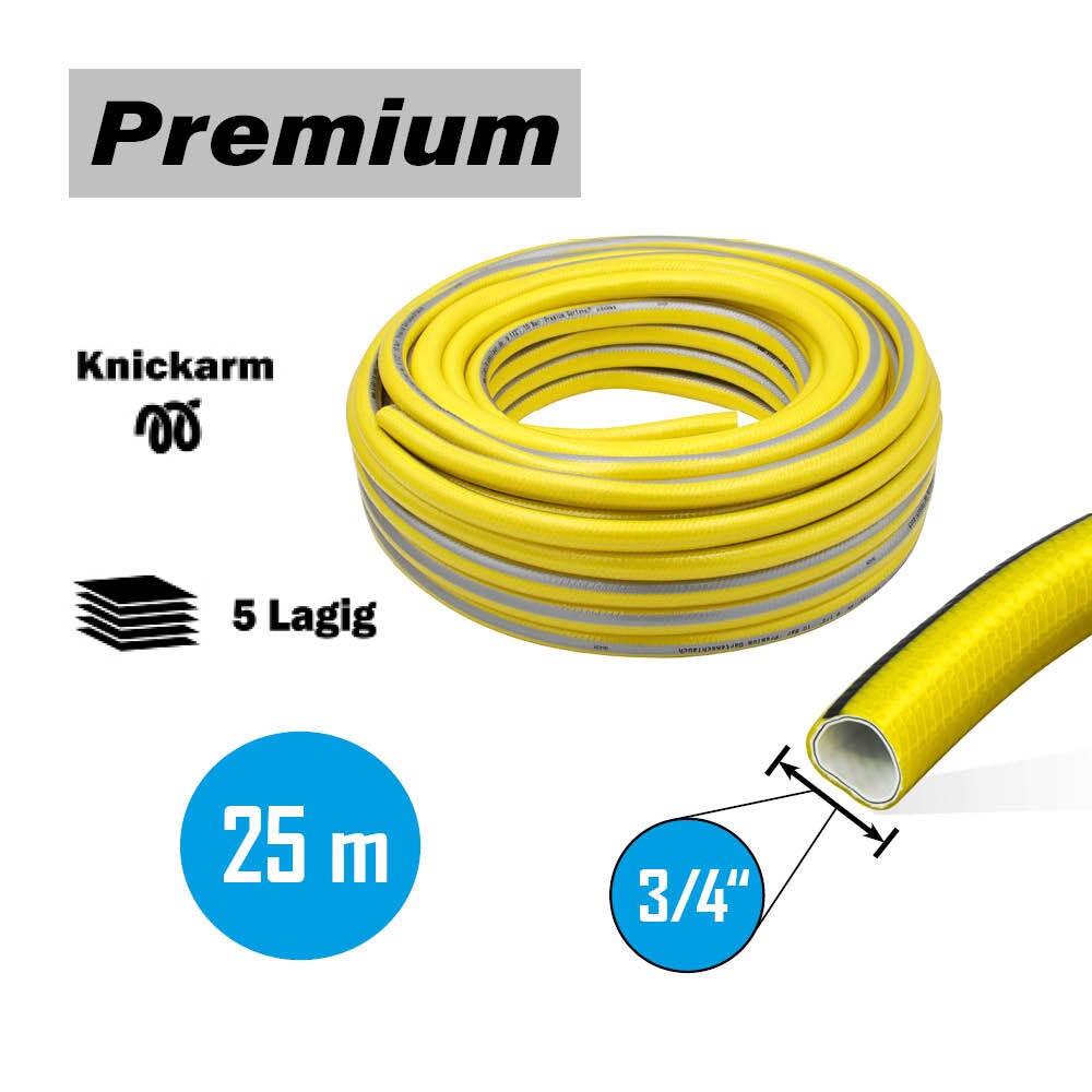 Premium Gartenschlauch  3/4` 25 m