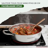 thumbnail of Sautoir 28 cm en inox 18/10 Triply Fackelmann Vita3
