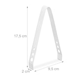 thumbnail of Relaxdays Panierstraße Edelstahl, 3 Schnitzel Panierset Schalen, mit Panierzange, stapelbar, spülmaschinenfest, silber