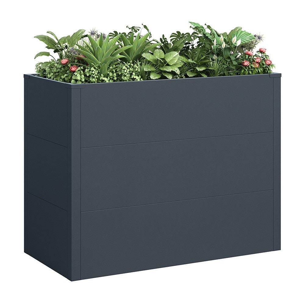 Plantenbak - 100 x 50 x 77 cm - Antraciet