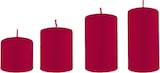 thumbnail of Kerzen 4er Adventskerzen Weihnachtsrot, je 1 Kerze 6 x 5 cm, 8 x 5 cm, 10 x 5 cm und 12 x 5 cm