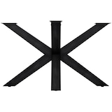 thumbnail of Pieds de table Harlan Noir aspect industriel/120x68x71 cm