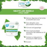 thumbnail of Action verte tablettes lave vaisselle cycle court x 160 tablettes