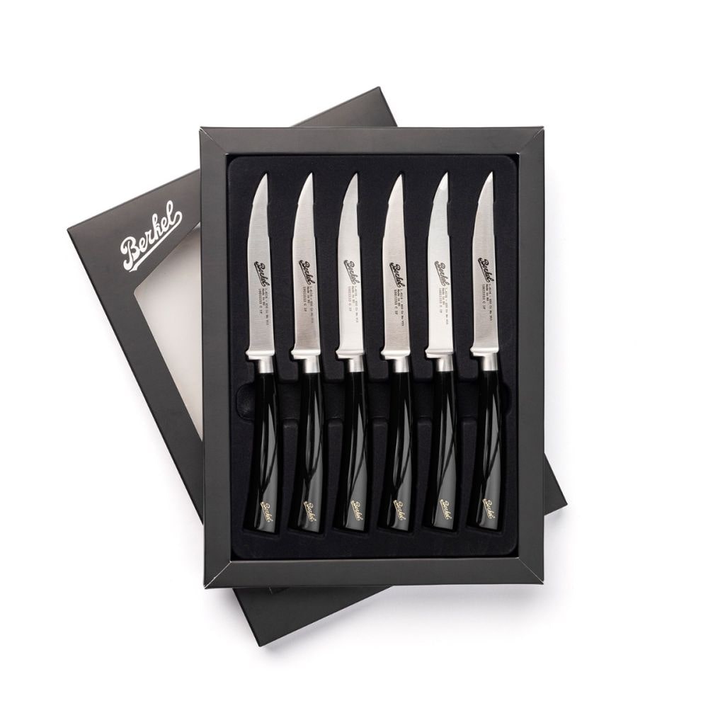 Berkel - Elegance - Steakset 6 Messer - Schwarz