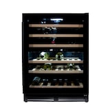 thumbnail of Vinata Vernale Wijnklimaatkast Vrijstaand of onderbouw - Zwart - Wijnkoelkast 51 flessen - 82 x 59.5 x 58 cm - Wijnkast glazen deur