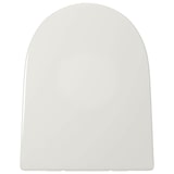 thumbnail of vidaXL Toilettensitz mit Absenkautomatik und Quick-Release Weiß Eckig