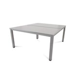 thumbnail of Mesa de escritório dupla Rocada série Executive 160x163 alumínio/cinza