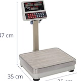 thumbnail of Steinberg Systems Balanza de control – 100 kg / 10 g - 30 x 35 cm - pantalla superior 6 LCD