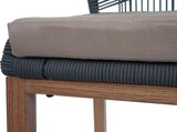 thumbnail of 2er-Set Rope-Barhocker | HxBxT 101x45x50 cm | Sitzhöhe 76cm | Anthrazit | Kissen Taupe | Outdoor Sitzpolster Seilgeflecht Metall Holz-Optik