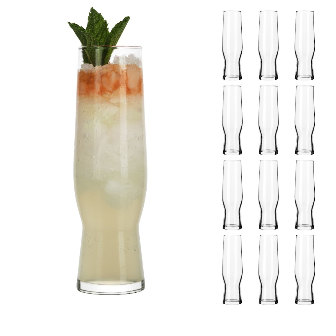 Libbey 12-delige set -Sektglas -SYMBIO- 281 ml Ø: 5,5 cm, H: 18 cm