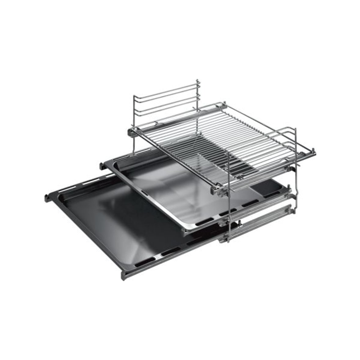 Siemens Auszugsystem Edelstahl HZ438301