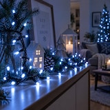 thumbnail of WellHome - Weihnachtsbeleuchtung mit 1000 kaltweißen LEDs und 8 Lichtsets - 20m lang
