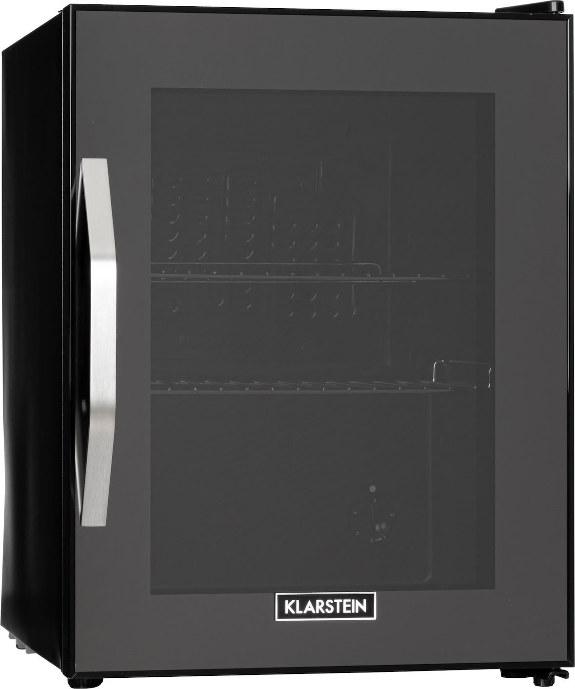Beersafe M Onyx Kühlschrank 33 Liter 2 Böden Panoramaglastür Schwarz