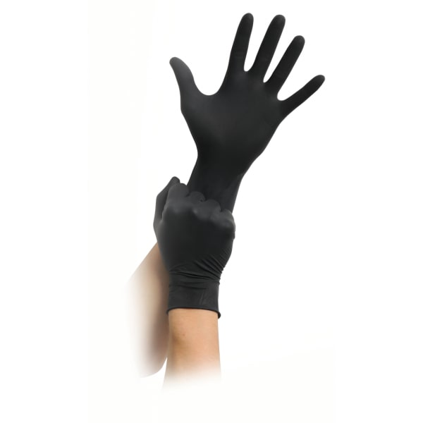 MaiMed® - Black LX Latexhandschuh (schwarz) Größe M