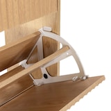 thumbnail of Meuble à chaussures Lluvia 4 portes couleur chêne, pour 24 paires