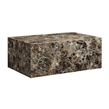 thumbnail of SalesFever Salontafel 90 x 60 cm | rechthoekig | MDF verijdeld in marmerlook | B 90 x D 60 x H 35 cm | Bruin