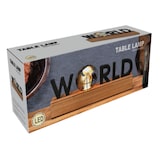 thumbnail of WellHome - Luminária LED Texto ''Mundo'' - Decoração Moderna em MDF e Ferro 38x8x15cm